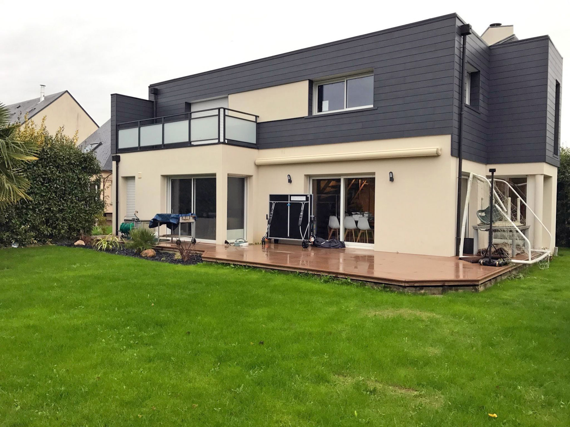 agrandissement maison etage 35650