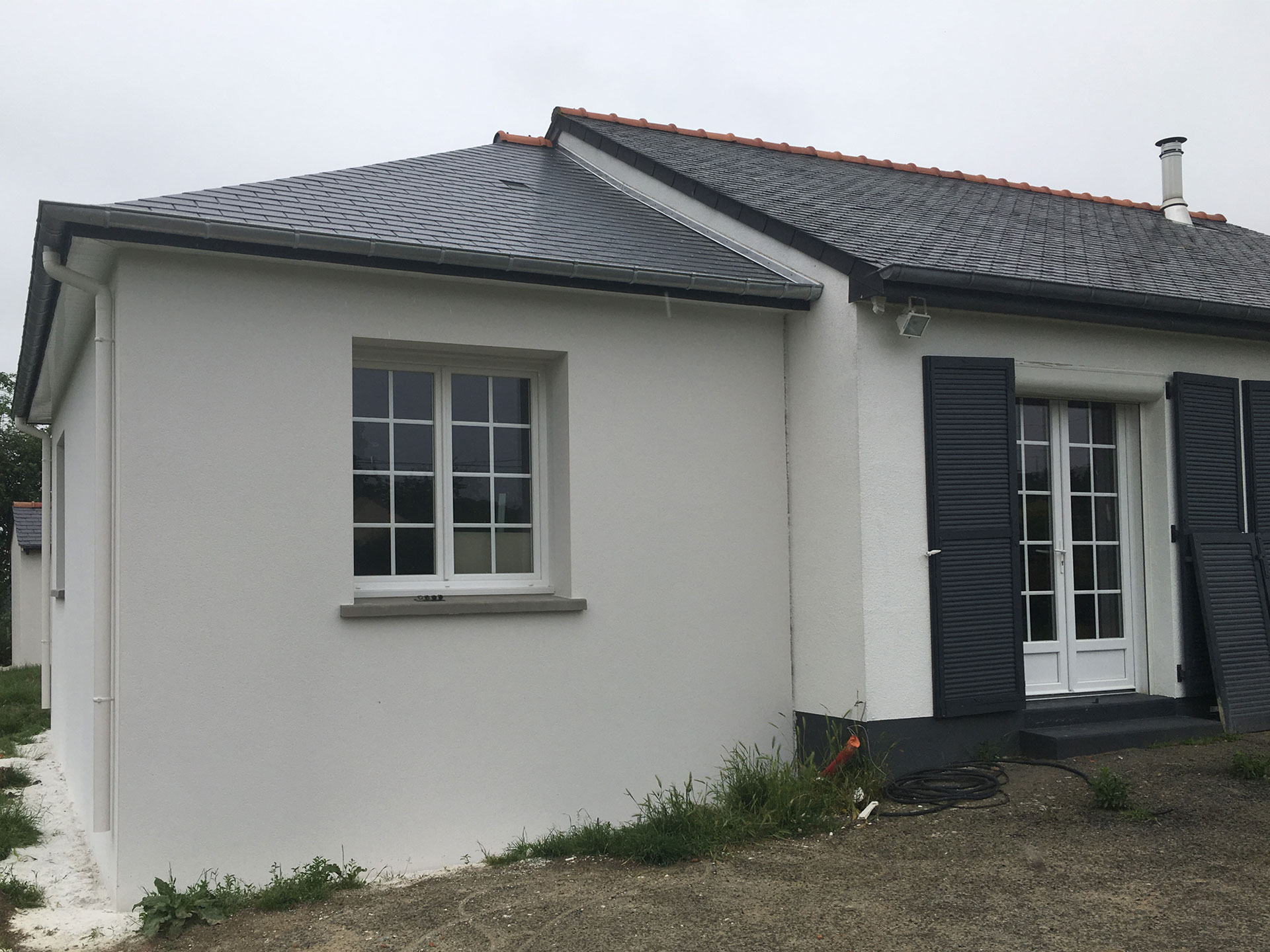 realisation extension maison chambres 35230