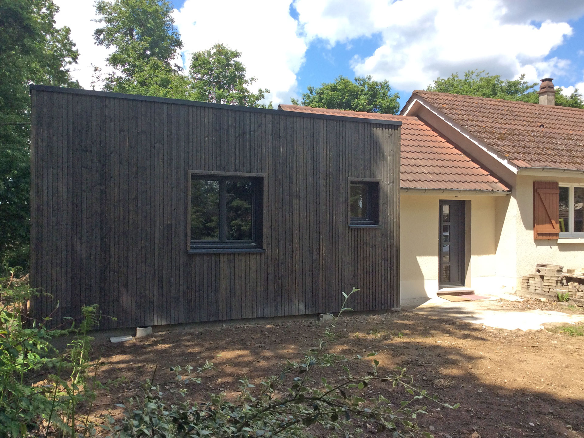Extension ossature bois Bouzy la forêt 45460