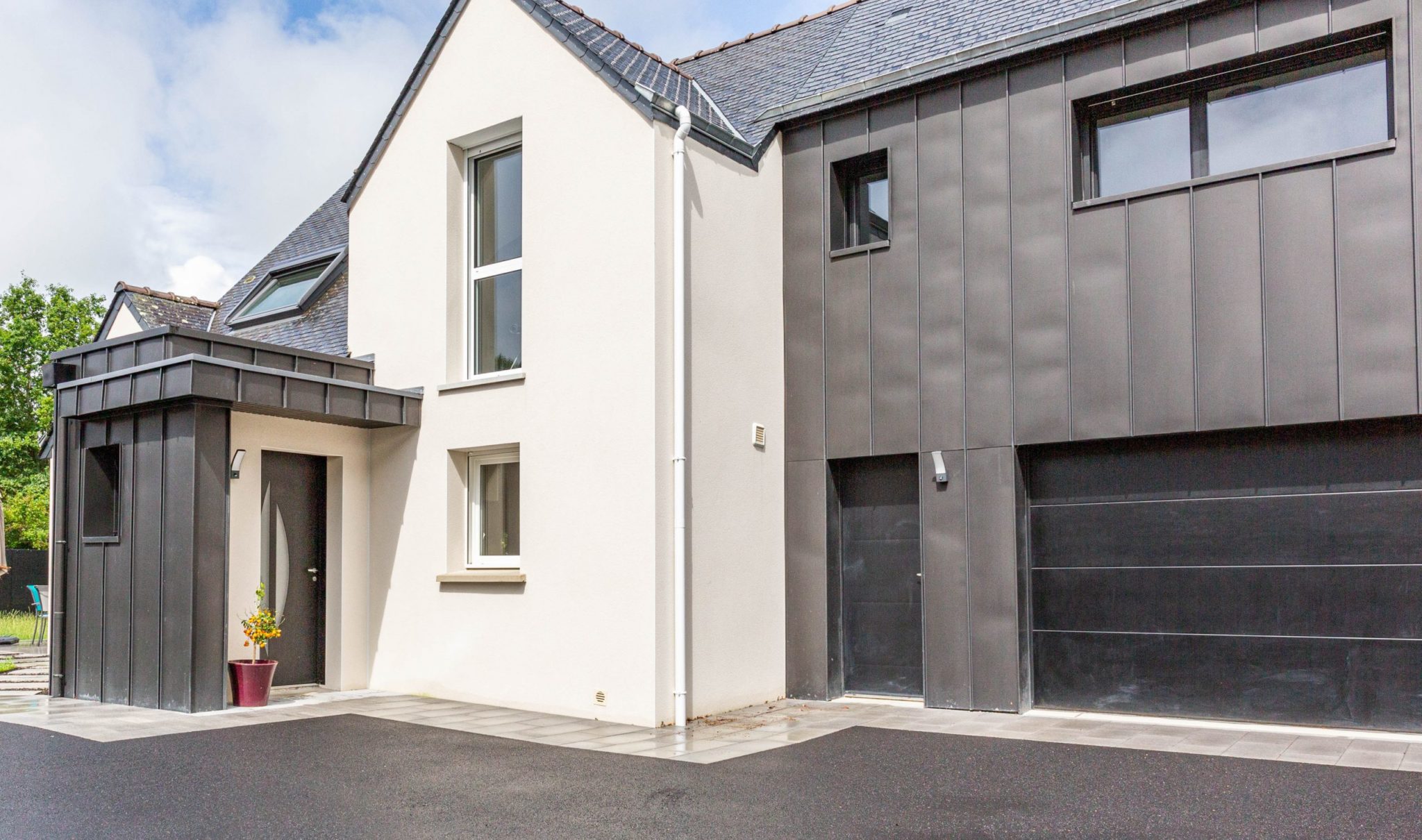 Une extension de maison à Ploeren (56880)