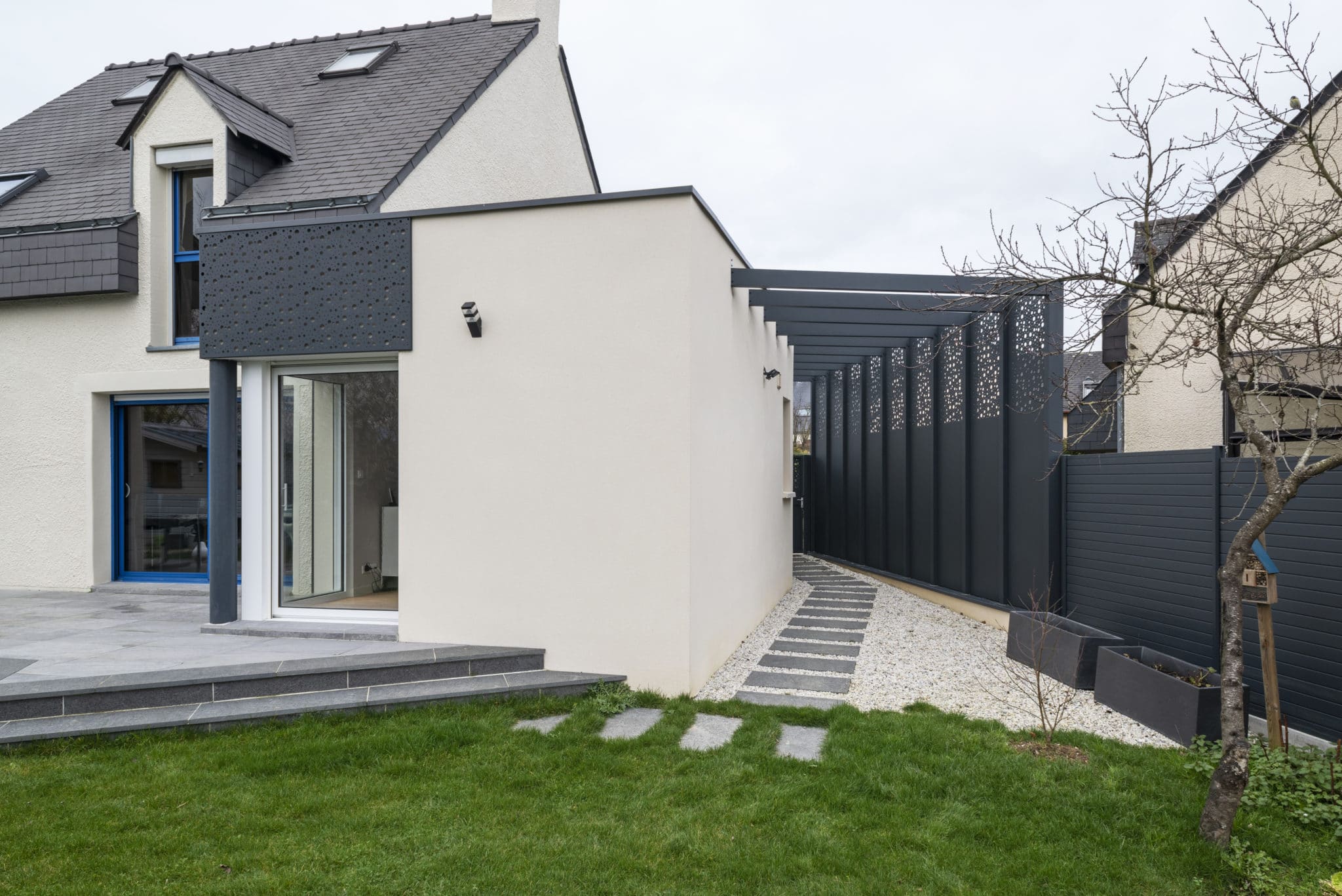 Une extension avec deux volumes.