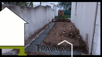 Fondations extension maison